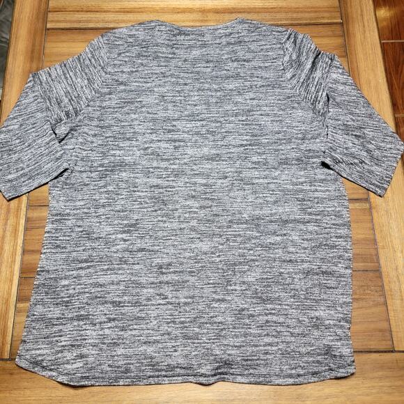 Onque Casual LS Halloween Sweater Sequin Black Cats & Pumpkins - Size 2X - Picture 3 of 5